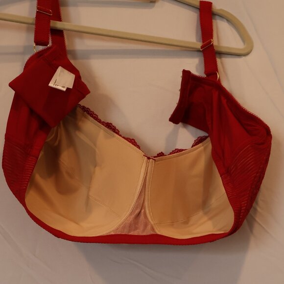 Red Lace Bra - Picture 3 of 5